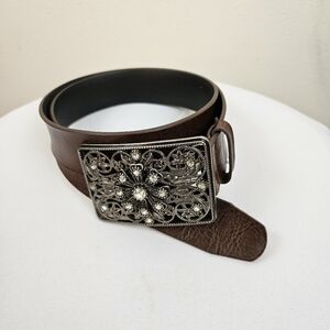 Absolutely Fresh brown belt 40"